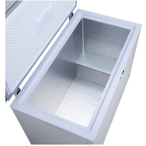 LG GCS215SQFG 190 Litres Chest Freezer With LED Lighting, Fast Freezing, Wire basket, Four Wheel