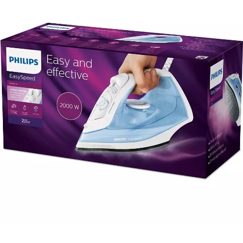 Philips GC1740-26 Easy Speed Steam Iron with Non-stick Soleplate