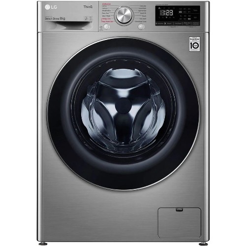 LG F2V5PYP2T 8kg Front Load Washer AI DD™ Steam™ ThinQ™