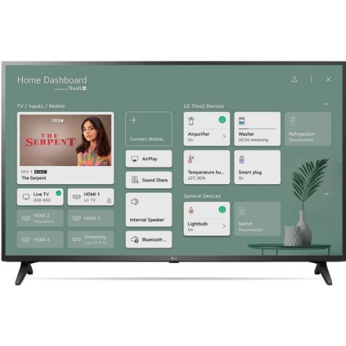 LG 65UP7550PVG 65 inches 4K Active HDR webOS Smart TV with AI ThinQ