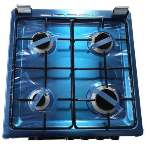 Chigo F5402-ILG-IS 4 Burner 50x50 Stove with Oven and Grill - Silver
