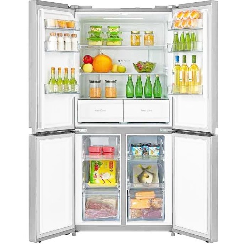 Midea HQ-627WE 469 Litres Side-By-Side Refrigerator
