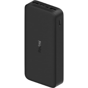 Redmi 20000mAh Fast Charge Power Bank (Black), High capacity of 74 Wh Two-way 18-W fast charge