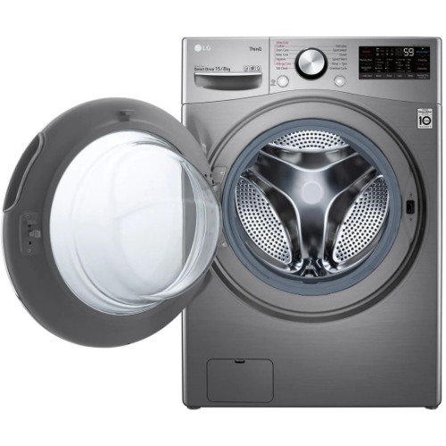 LG F0L9DGP2S 15kg Fully Automatic Front Load Washing Machine with 8kg Built-in Dryer