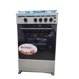 Chigo 50 x 50 4 Burner Gas Cooker with Oven and Grill - Black