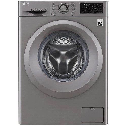 LG F2J5NNP7S 6kg Direct Drive Fully Automatic Front Load Washing Machine with ThinQ